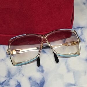 Cazal Vintage Sunglasses - Mod. 864 -Col. 283- Gold, Black &Blue